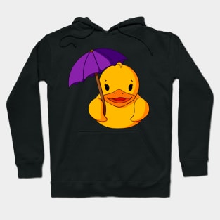 Rainy Day Umbrella Rubber Duck Hoodie